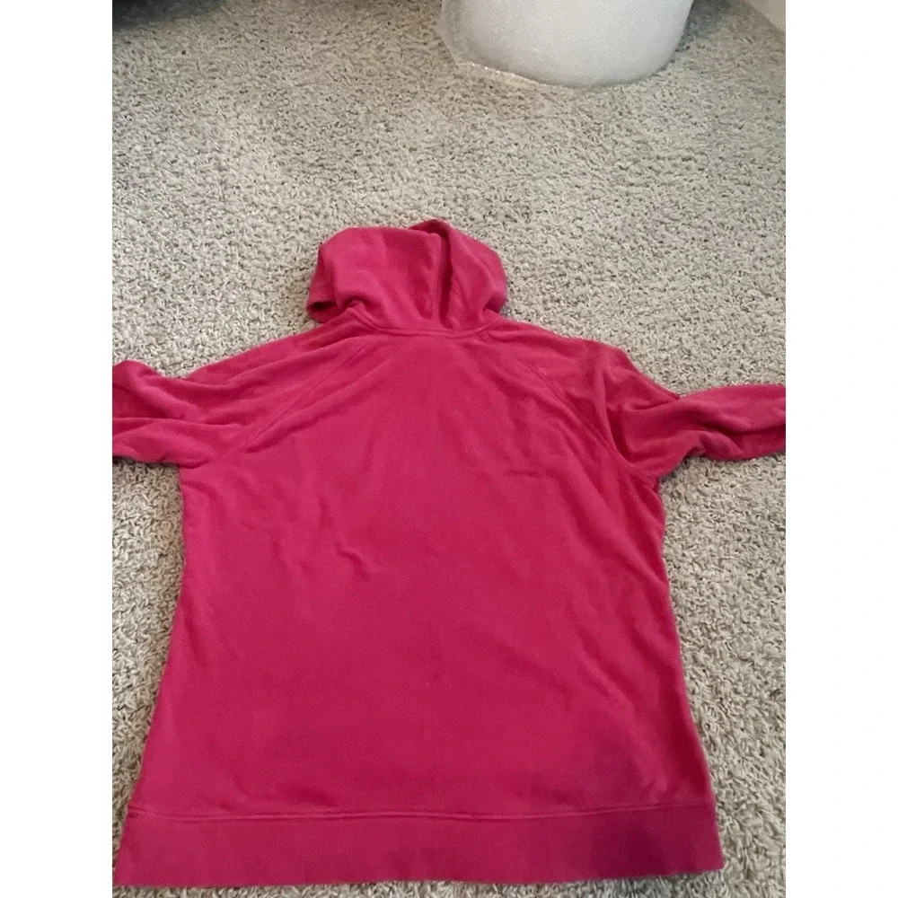 Nike Hoodie Pink Women's XL 16-18 Hooded  Spell Out Y2K